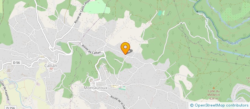 localisation de l'entreprise SMB  MONTAUROUX