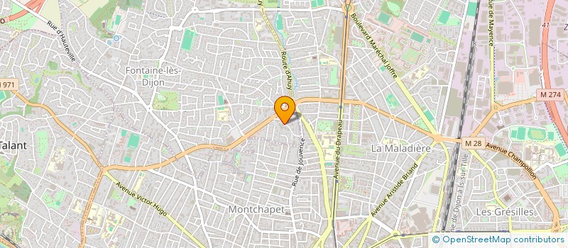 localisation de l'entreprise SMB  FONTAINE-LES-DIJON