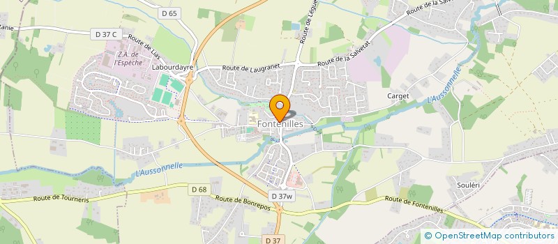 localisation de l'entreprise SMB  FONTENILLES