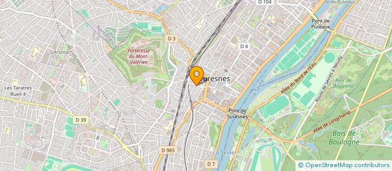 localisation de l'entreprise SMB AUDIT  SURESNES