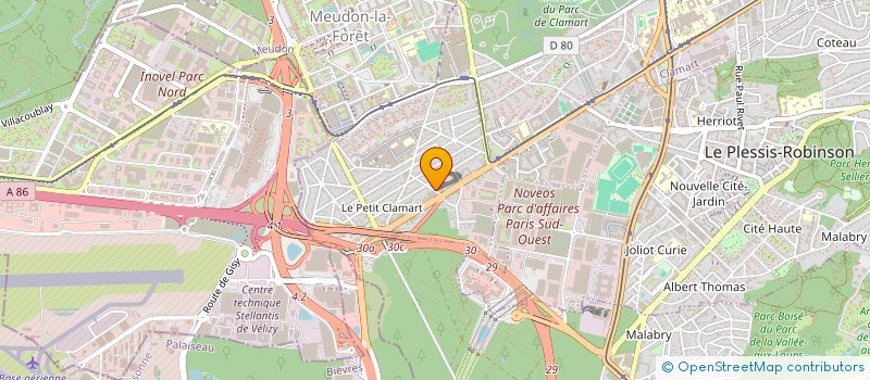 localisation de l'entreprise SMB BEUCHERIE à CLAMART