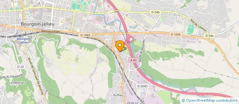 localisation de l'entreprise SMB BOUSSIEU à BOURGOIN-JALLIEU