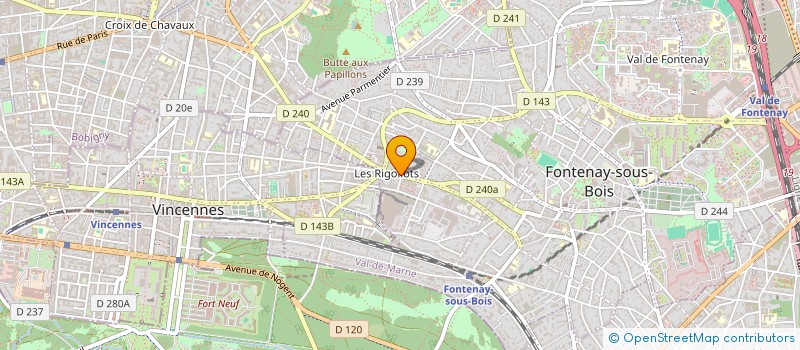 localisation de l'entreprise SMB CAPITAL à FONTENAY-SOUS-BOIS