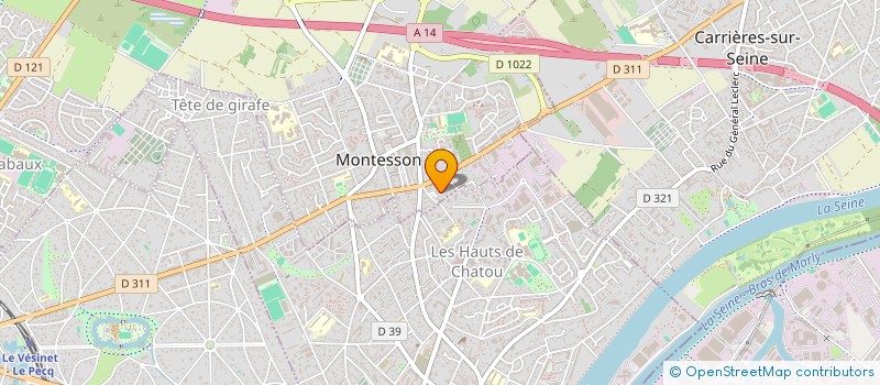 localisation de l'entreprise SMB.CARS  MONTESSON