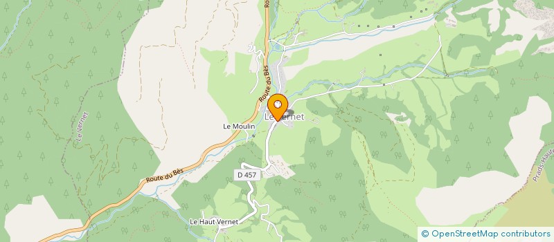 localisation de l'entreprise SMB CONSEIL ET TRAVAUX/SEBASTIEN MONTMASSON BALIQUE  LE VERNET