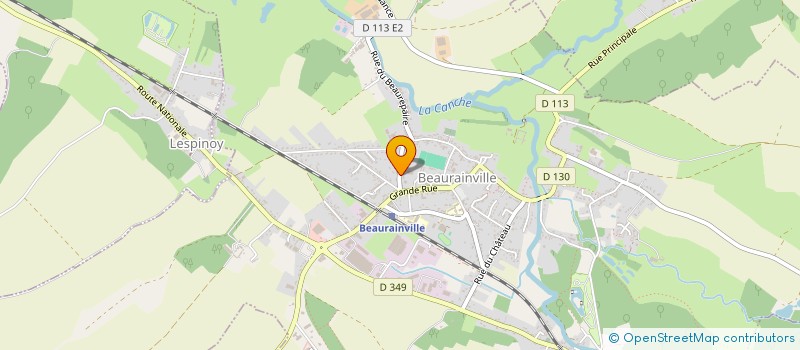 localisation de l'entreprise SMB CONSTRUCTION à BEAURAINVILLE