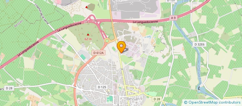 localisation de l'entreprise SMB ELECTRICITE à BESSAN