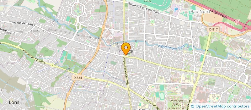 localisation de l'entreprise SMB HABITAT à PAU