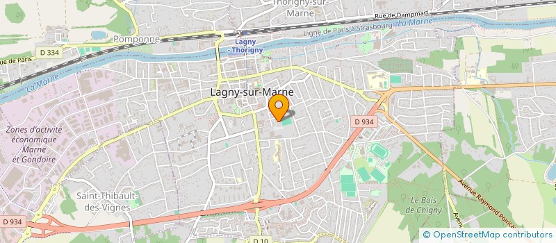 localisation de l'entreprise SMB HOLDING à LAGNY-SUR-MARNE