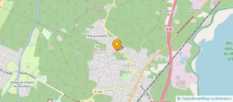 localisation de l'entreprise SMB IMMO  LABENNE