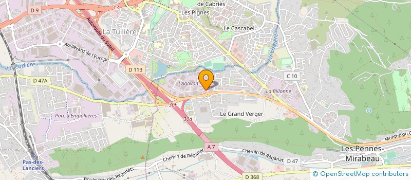 localisation de l'entreprise SMB INCENDIE à LES PENNES-MIRABEAU
