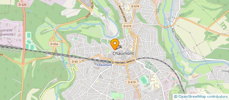 localisation de l'entreprise SMB PEINTURE à CHATEAUVILLAIN