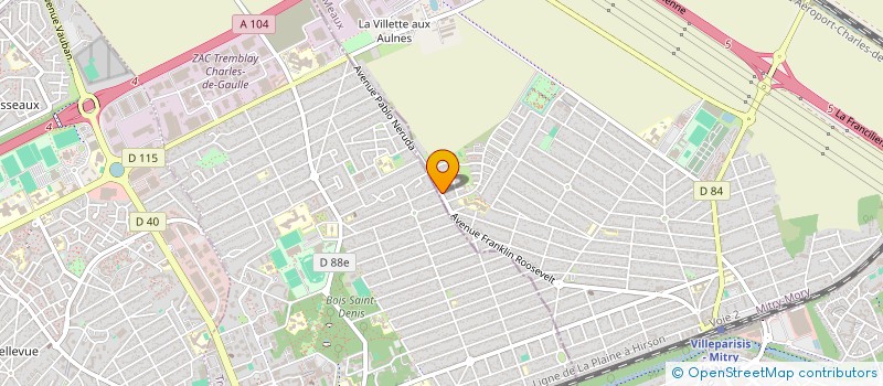 localisation de l'entreprise SMB STUDIO  MITRY-MORY