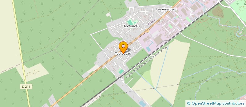 localisation de l'entreprise SMB TOCTOUCAU  CESTAS