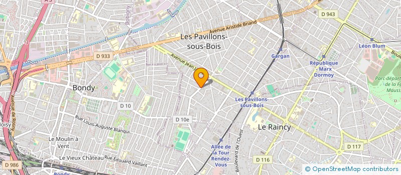 localisation de l'entreprise SMB TRANSPORT à LES PAVILLONS-SOUS-BOIS