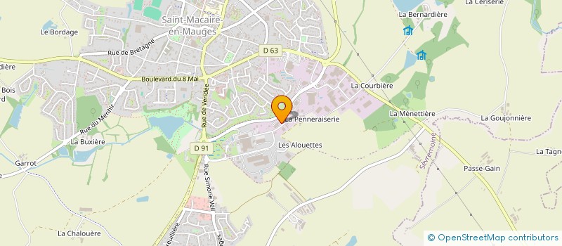 localisation de l'entreprise SMB2 à SEVREMOINE