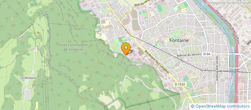 localisation de l'entreprise SMBA  FONTAINE