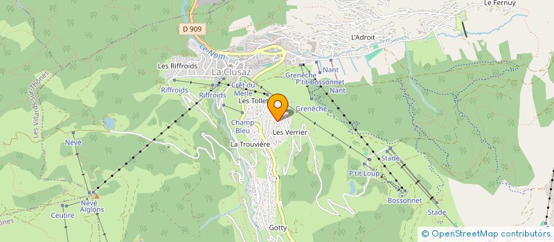 localisation de l'entreprise SMBAC à LA CLUSAZ