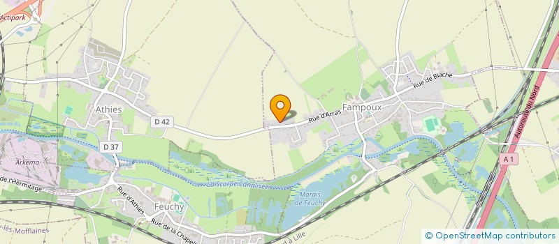 localisation de l'entreprise SMBC  FAMPOUX