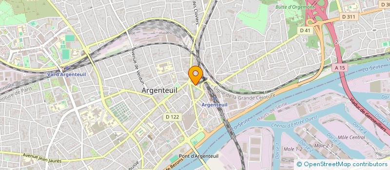 localisation de l'entreprise SMBF  ARGENTEUIL