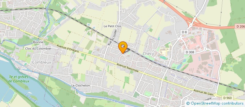 localisation de l'entreprise SMBFI  CHECY