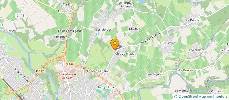 localisation de l'entreprise SMBG  CLISSON