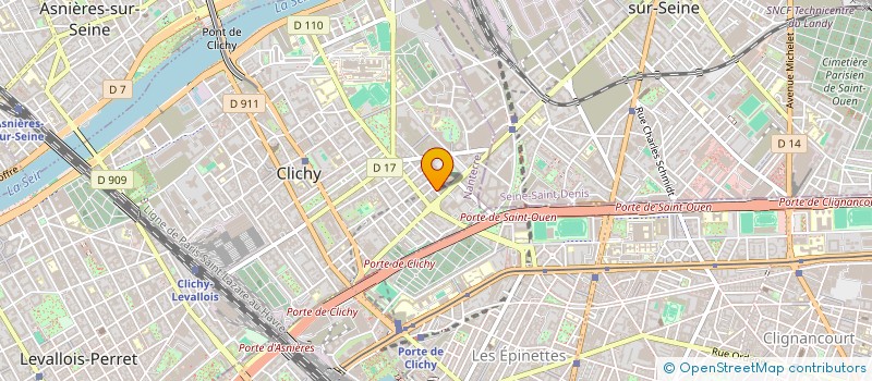 localisation de l'entreprise SMBI à CLICHY