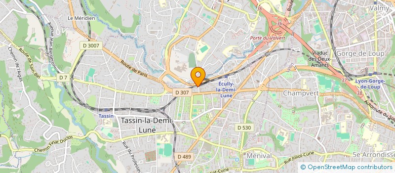localisation de l'entreprise SMBI INVESTISSEMENTS à TASSIN-LA-DEMI-LUNE