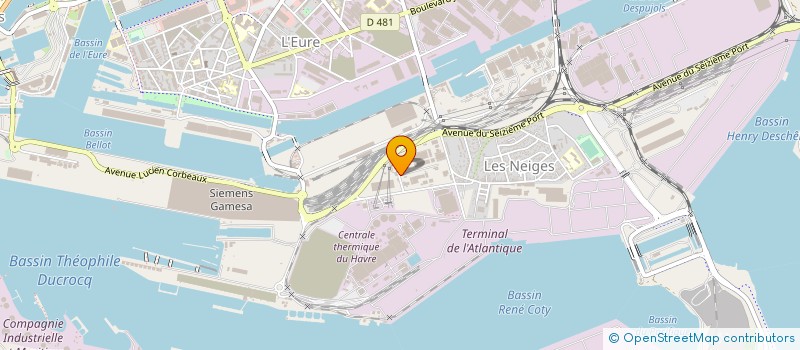 localisation de l'entreprise SMBIE  LE HAVRE