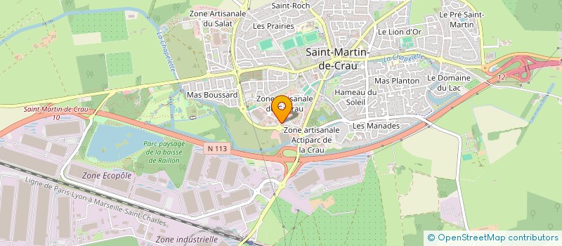 localisation de l'entreprise SMBJ à SAINT-MARTIN-DE-CRAU