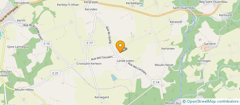 localisation de l'entreprise SMBJ  RIEC-SUR-BELON