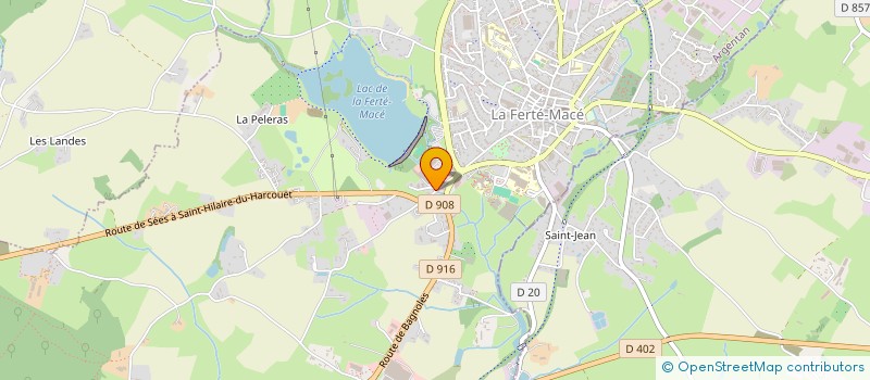 localisation de l'entreprise SMBL à LA FERTE MACE