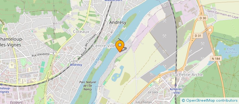 localisation de l'entreprise SMBM  ANDRESY