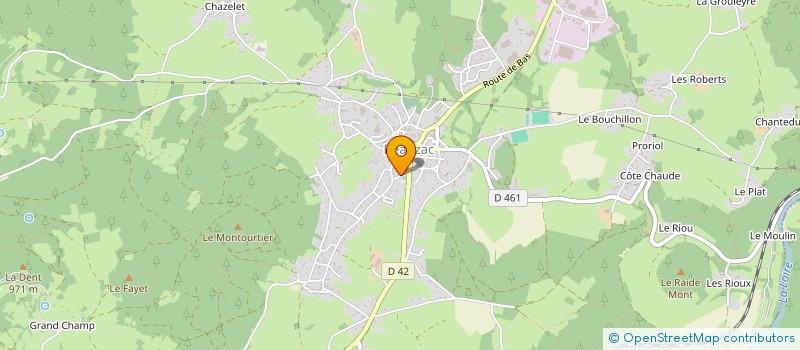 localisation de l'entreprise SMBMED  BEAUZAC