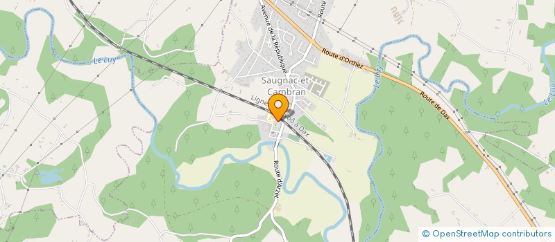 localisation de l'entreprise SMBP  BENESSE-LES-DAX