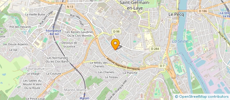 localisation de l'entreprise SMBP 78  SAINT-GERMAIN-EN-LAYE