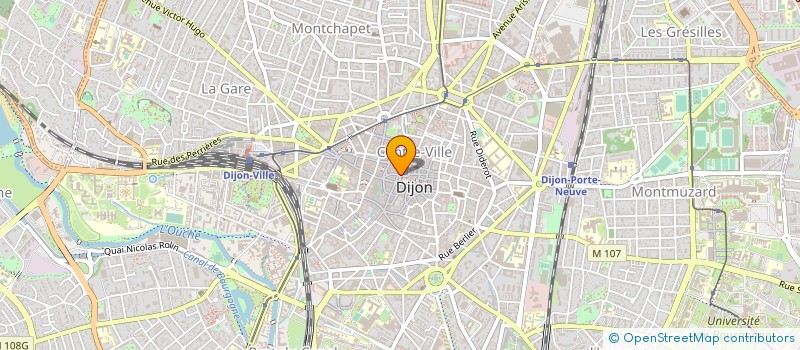 localisation de l'entreprise SMBS REMPART BOURGOGNE FRANCHE-COMTE à DIJON