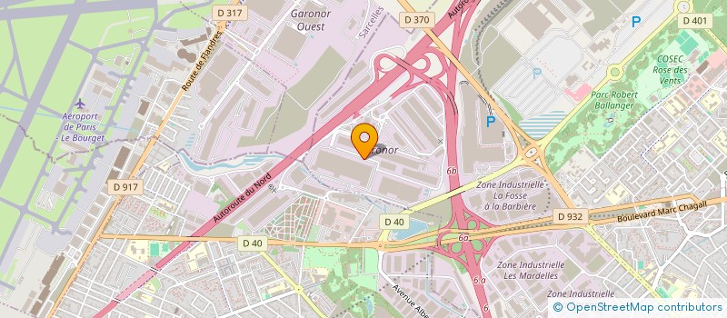 localisation de l'entreprise SMBTP à AULNAY-SOUS-BOIS