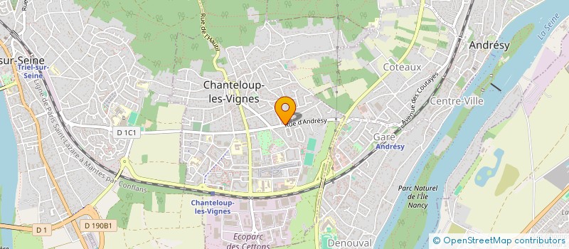 localisation de l'entreprise SMC à CHANTELOUP-LES-VIGNES