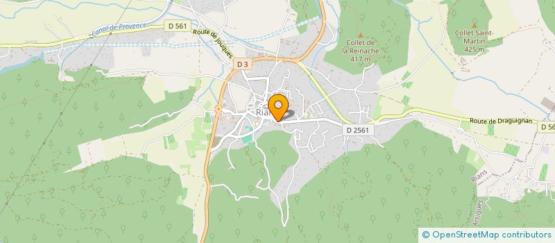 localisation de l'entreprise SMC  RIANS