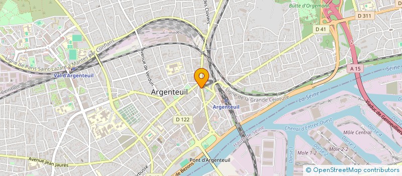 localisation de l'entreprise SMC  ARGENTEUIL