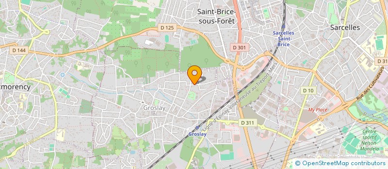 localisation de l'entreprise SMC à GROSLAY