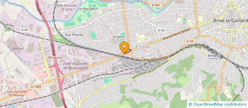 localisation de l'entreprise SMC BAT  BRIVE-LA-GAILLARDE