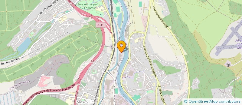 localisation de l'entreprise SMC BAT  MAXEVILLE