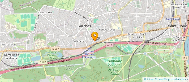 localisation de l'entreprise SMC CONSEIL à GARCHES