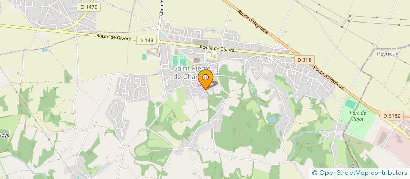 localisation de l'entreprise SMC FORMATION  SAINT-PIERRE-DE-CHANDIEU