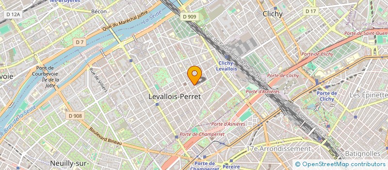localisation de l'entreprise SMC GOFLEX à LEVALLOIS-PERRET