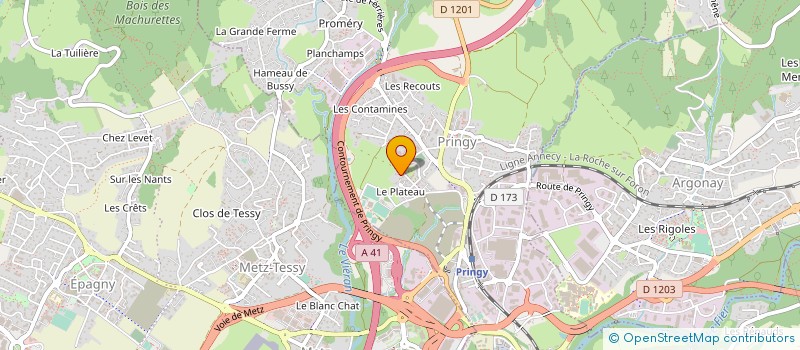 localisation de l'entreprise SMC INVEST à ANNECY