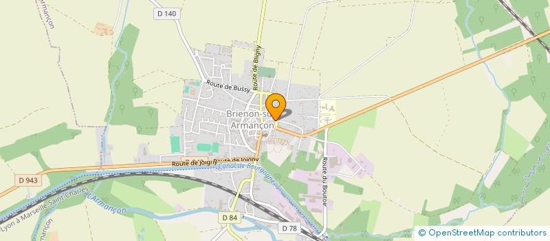 localisation de l'entreprise SMC JOSEPHINE NORMAND à BRIENON-SUR-ARMANCON