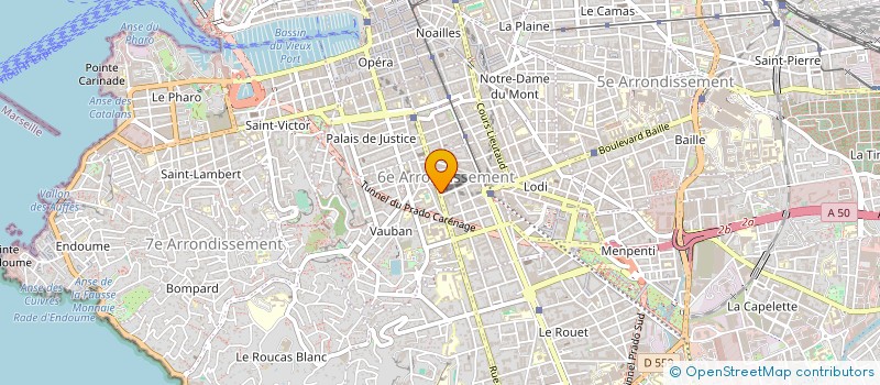 localisation de l'entreprise SMC KINE PARADIS STE VICTOIRE  MARSEILLE